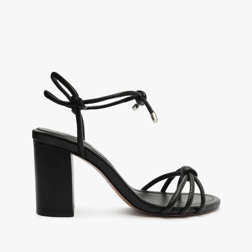 NWT Schutz Kate High Block Leather Sandal Size 6.5